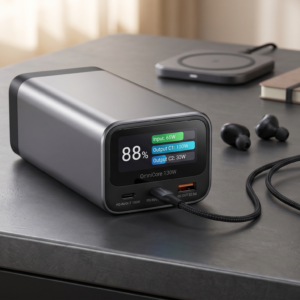 OmniCore 130W Smart Display Power Bank (25,000mAh)